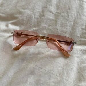 Urban outfitters Butterfly Pink Square Sunnies
